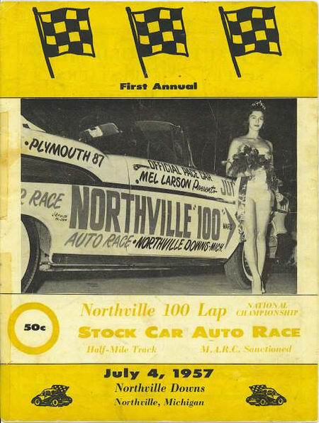 Northville Downs - 1957 PROGRAM FROM BRIAN NORTON